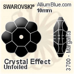 Swarovski Margarita Sew-on Stone (3700) 10mm - Color Unfoiled