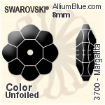 施華洛世奇 Cube 串珠 (5601) 4mm - 白色（半塗層）