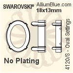 Swarovski Heart Settings (4827/S) 28mm - No Plating