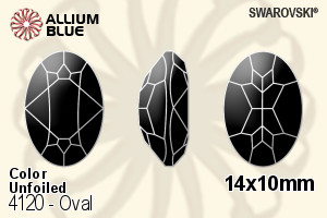 Swarovski Oval Fancy Stone (4120) 14x10mm - Color Unfoiled