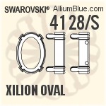 4128/S - XILION Oval Settings