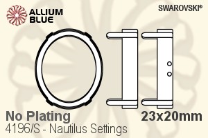 Swarovski Nautilus Settings (4196/S) 23x20mm - No Plating