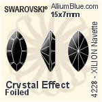 Swarovski Oval Fancy Stone (4120) 18x13mm - Crystal Effect Unfoiled