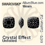 Swarovski Rivoli (1122) 14mm - Crystal Effect Unfoiled