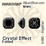 Swarovski Imperial Fancy Stone (4480) 8mm - Color Unfoiled