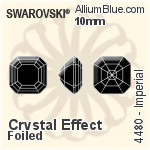 Swarovski Teardrop Settings (4322/S) 30x15mm - Plated