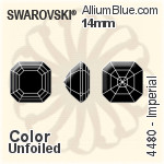 Swarovski Imperial Fancy Stone (4480) 14mm - Color Unfoiled