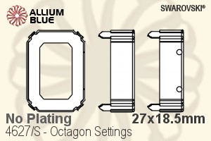 Swarovski Octagon Settings (4627/S) 27x18.5mm - No Plating