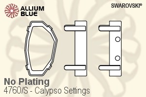 Swarovski Calypso Settings (4760/S) 14x8mm - No Plating