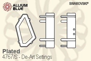 Swarovski De-Art Settings (4767/S) 23x13mm - Plated