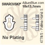 Swarovski Fatima Hand Setting (4778/S) 18x13.7mm - No Plating