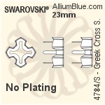 Swarovski Greek Cross Setting (4784/S) 23mm - No Plating
