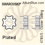 Swarovski Clover Setting (4785/S) 19mm - Plated