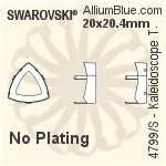 Swarovski Kaleidoscope Triangle Settings (4799/S) 9.2x9.4mm - No Plating