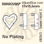 Swarovski Xilion Oval Settings (4128/S) 14x10mm - No Plating