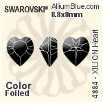 Swarovski Sweet Heart Settings (4810/S) 13x12mm - No Plating