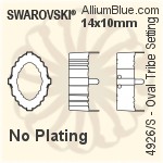 Swarovski Slim Trilliant Settings (4707/S) 24x15.2mm - No Plating