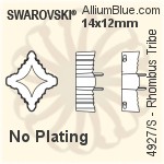 Swarovski Rhombus Tribe Settings (4927/S) 14x12mm - No Plating