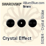 施华洛世奇 Crystal Globe 串珠 (5028/4) 8mm - 透明白色