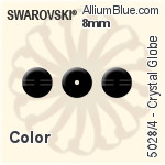 Swarovski Crystal Globe Bead (5028/4) 6mm - Crystal Effect