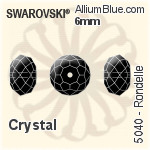 Swarovski Rondelle Bead (5040) 6mm - Clear Crystal