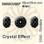 Swarovski Rondelle Bead (5040) 4mm - Crystal Effect