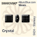 スワロフスキー Stairway ビーズ (5624) 10mm - カラー