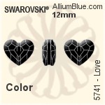 Swarovski Love Bead (5741) 12mm - Clear Crystal