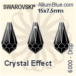 Swarovski XIRIUS Flat Back Hotfix (2078) SS12 - Crystal Effect With Silver Foiling
