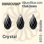 Swarovski Briolette Pendant (6010) 13x6.5mm - Clear Crystal