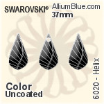 Swarovski Helix Pendant (6020) 37mm - Colour (Uncoated)