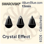 Swarovski Cabochette Pendant (6026) 27mm - Crystal Effect