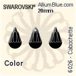 Swarovski Cabochette Pendant (6026) 20mm - Color