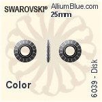 施華洛世奇 Disk 吊墜 (6039) 38mm - 白色（半塗層）