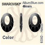 Swarovski Wild Heart Pendant (6240) 37mm - Crystal Effect