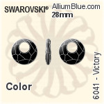 施华洛世奇 图形 吊坠 (6685) 28mm - 白色（半涂层）