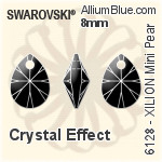 スワロフスキー Drop ペンダント (6000) 11x5.5mm - クリスタル エフェクト