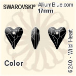Swarovski Wild Heart Pendant (6240) 17mm - Color