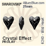 Swarovski Wild Heart Pendant (6240) 17mm - Crystal Effect