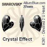 Swarovski Snowflake Pendant (6704) 20mm - Crystal Effect