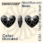 Swarovski Truly in Love Heart Pendant (6264) 18mm - Colour (Uncoated)