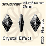 Swarovski Emerald Cut Pendant (6435) 16mm - Crystal Effect PROLAY