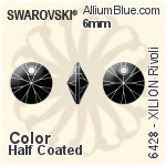 施華洛世奇XILION施亮衛星 吊墜 (6428) 6mm - 顏色（半塗層）