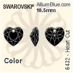 Swarovski Heart Cut Pendant (6432) 8mm - Crystal Effect PROLAY
