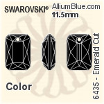 Swarovski Emerald Cut Pendant (6435) 16mm - Color