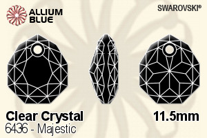 Swarovski Majestic Pendant (6436) 11.5mm - Clear Crystal