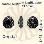 Swarovski Majestic Pendant (6436) 11.5mm - Clear Crystal
