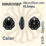 Swarovski Majestic Pendant (6436) 9mm - Crystal Effect PROLAY