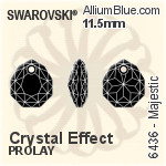 スワロフスキー Majestic ペンダント (6436) 16mm - クリスタル エフェクト PROLAY