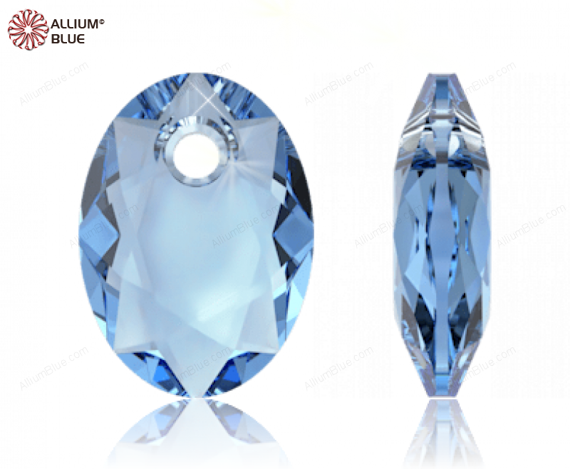 SWAROVSKI 6438 16MM RECREATED ICE BLUE
